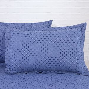 Carmona Oxford Pillowcase Pair - Navy