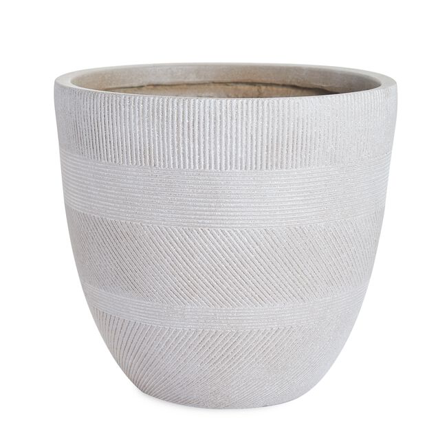 INCA Medium Taupe Fibre Clay Pot