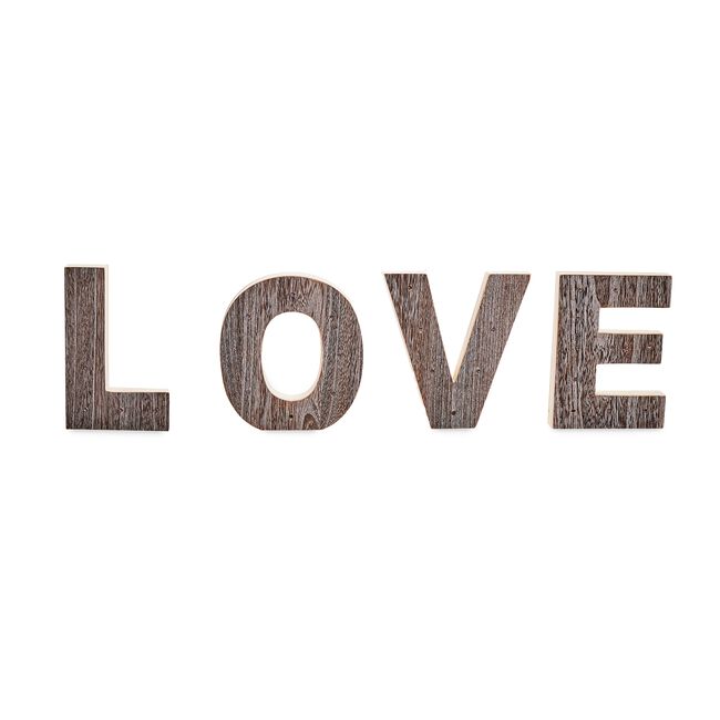 Love Wooden Letter Lights