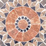 Diamond Mosaic Bistro Set 3 Piece