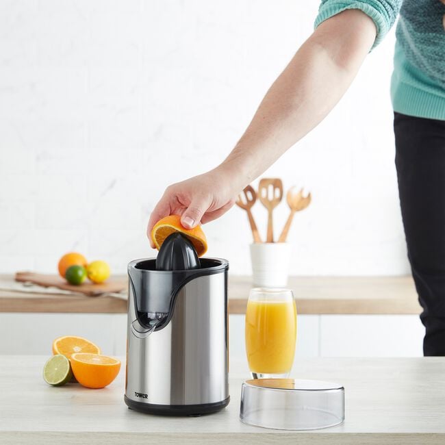 Tower Stainless Steel 100W Citrus Juicer
