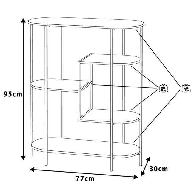 Five Layer Wall Rack