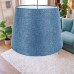 NAVY BLUE LINEN SHADE 12"