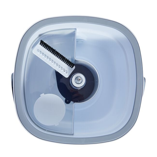 Gleam Clean Sheen Square Spin Flat Mop with Bucket