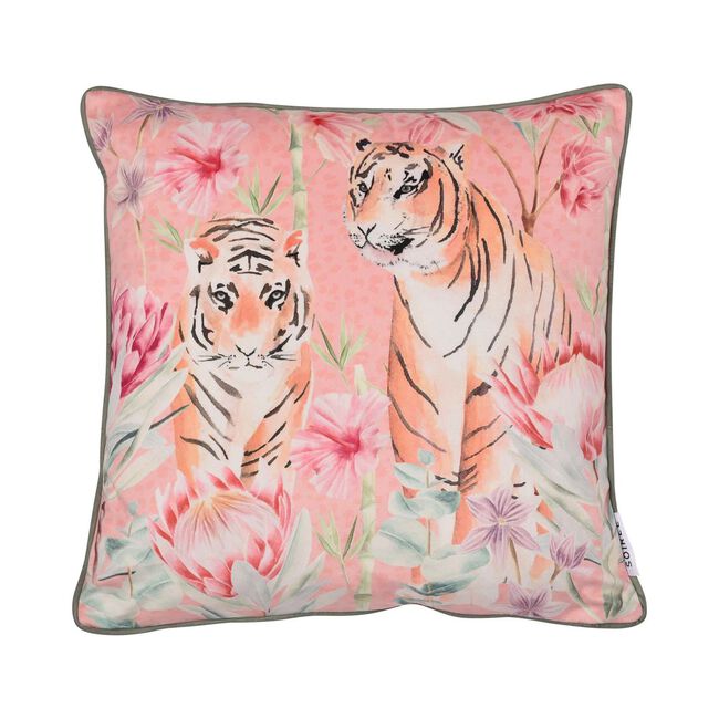 Soiree Tropical Leopard Cushion 43cm x 43cm