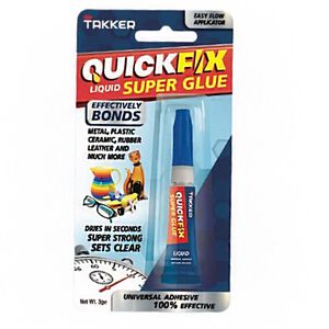 Takker QuickFix Super Glue
