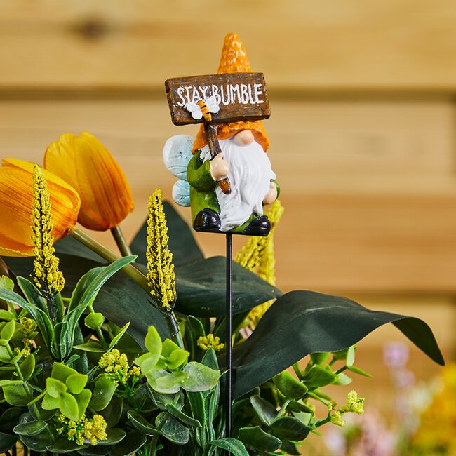 Garden Gnome Plant Pot Stake