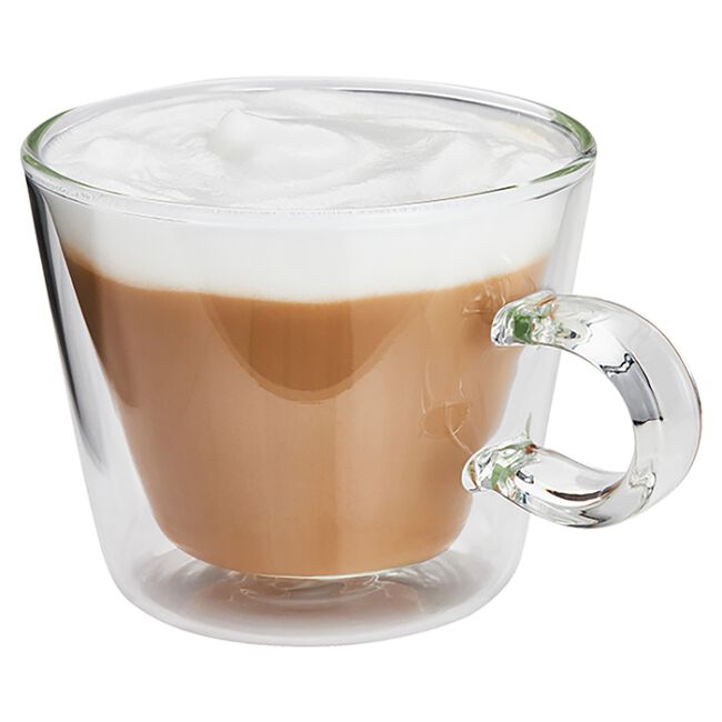 Judge 2 Double Wall 250ml V-Shape Glass Coffee Cup