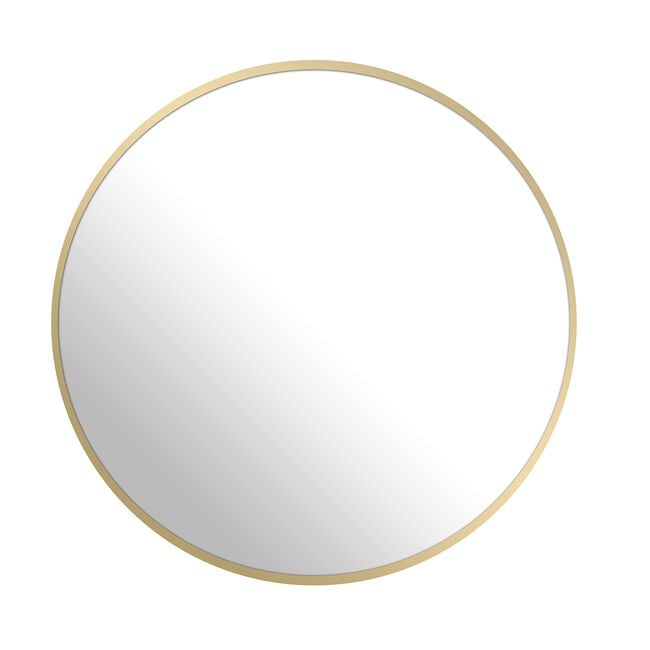 STUDIO NOVA MATTE GOLD 60cm Round Mirror
