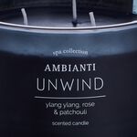 Ambianti Spa Collection Unwind 3 Wick Candle