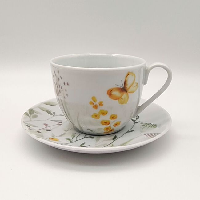Millie & May Butterfly Cup & Saucer
