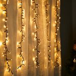 225 Warm White Star Bright Curtain Lights