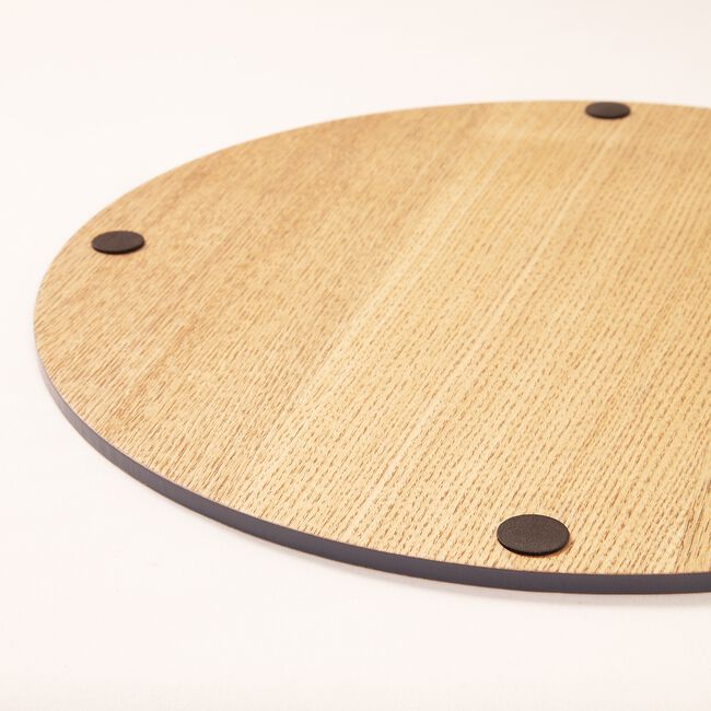 Round Painted Edge 4Pk Placemats