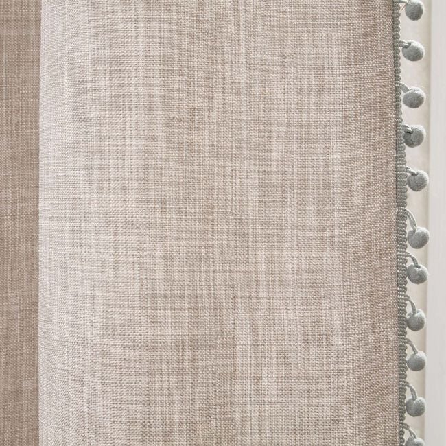 POM POM NATURAL 66x54 Curtain