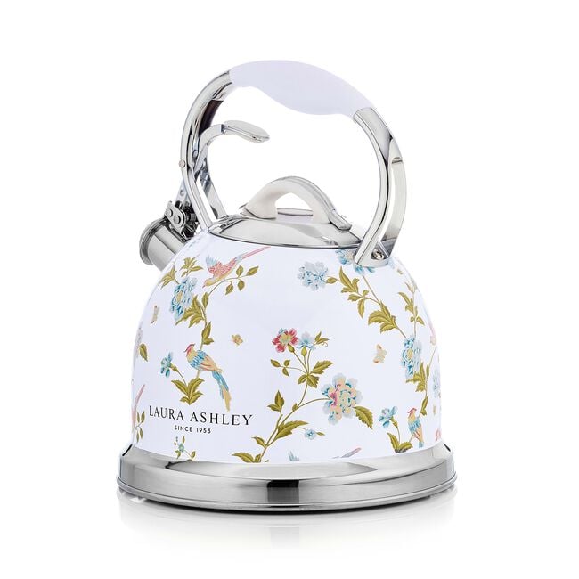 Laura Ashley Elveden White Stove Top Kettle 2.5L
