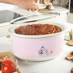 SALTER RETRO PINK 6.5L Slow Cooker