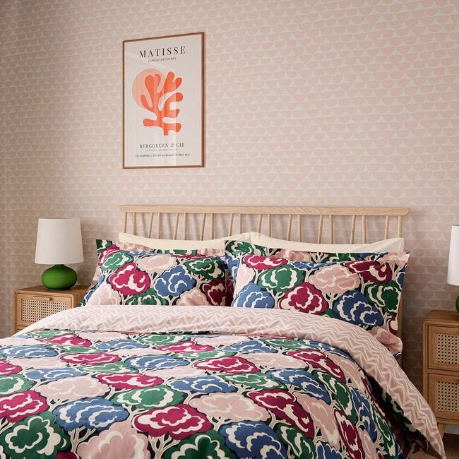 KING SIZE DUVET COVER Willow Tree Berry