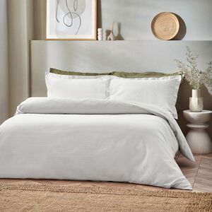 SINGLE DUVET COVER Waffle White