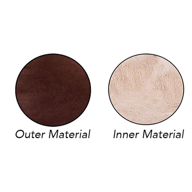 Faux Suede Large Pet Bed - Assorted