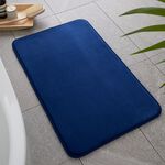 ANTI-BACTERIAL MEMORY FOAM NAVY Bath Mat
