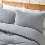 COVERLESS WAFFLE GREY SINGLE 10.5TOG Duvet