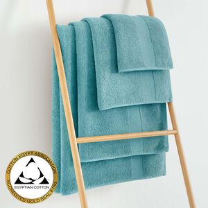 EGYPTIAN COTTON AQUA Hand Towel