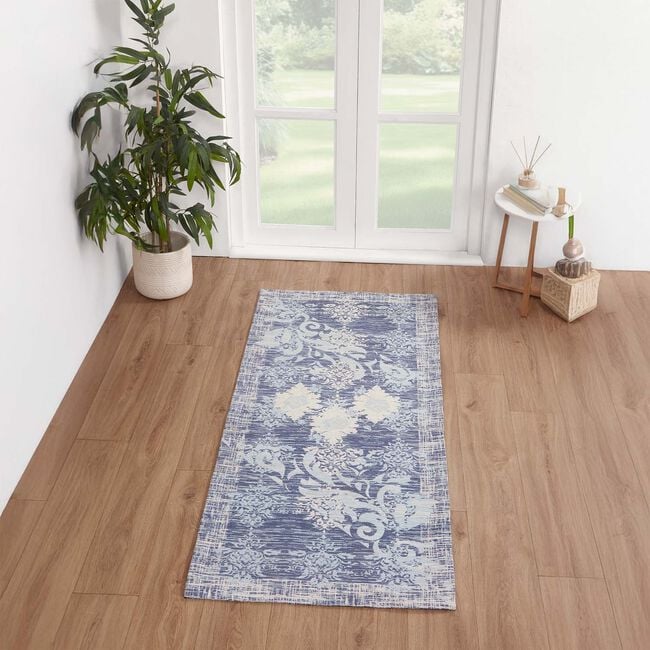 Ardborra Slate Blue Runner 80cm x 200cm