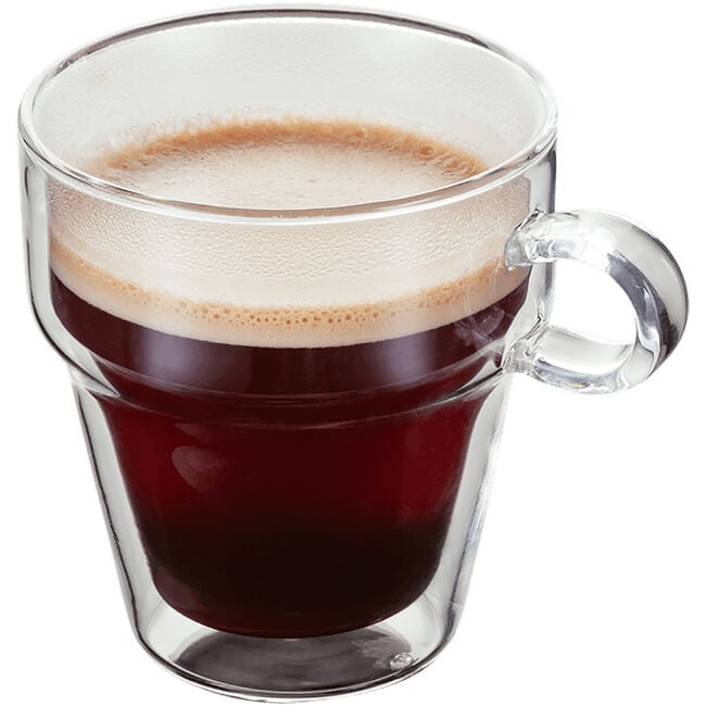 Judge 2 Double Wall Stackable Glass Coffee Cup