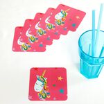 Unicorn Placemats & Coasters 6 Pack 