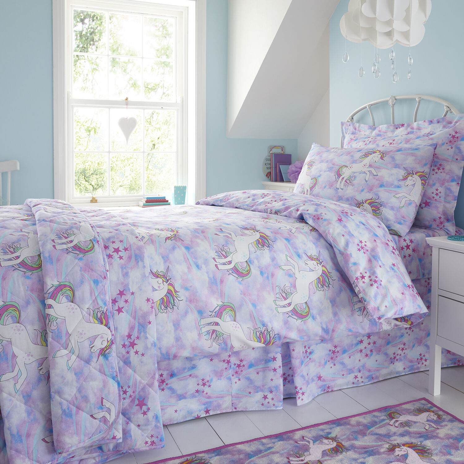 unicorn double bed