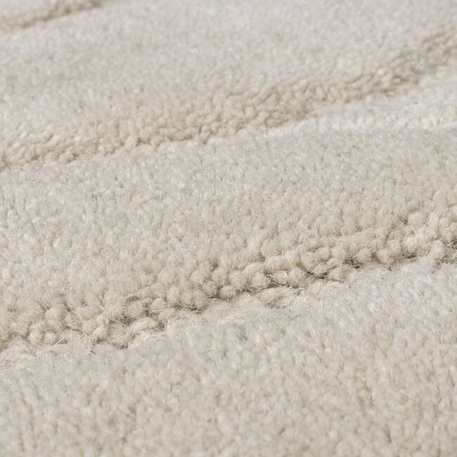 Mesmerise Natural Wool Round Rug