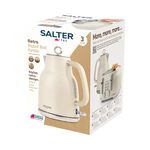 SALTER RETRO CREAM 1.7L Rapid Boil Kettle