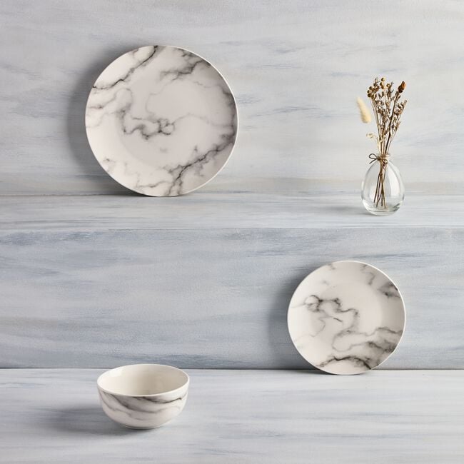 Gallery One Marble 12 Pieces Dinner Set