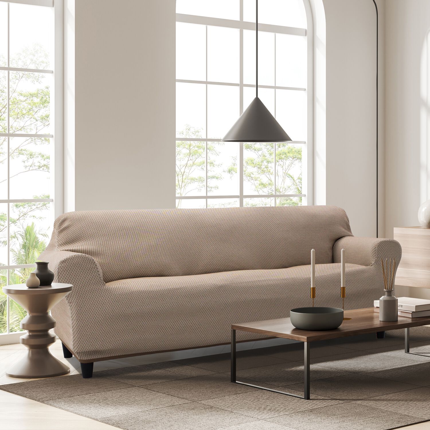 Reversible Easystretch 2 Seater Sofa Cover Home Store + More