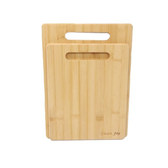Fiesta Joy Bamboo 2 Piece Cutting Board Set