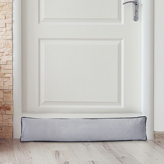 Naomi Silver Draught Excluder