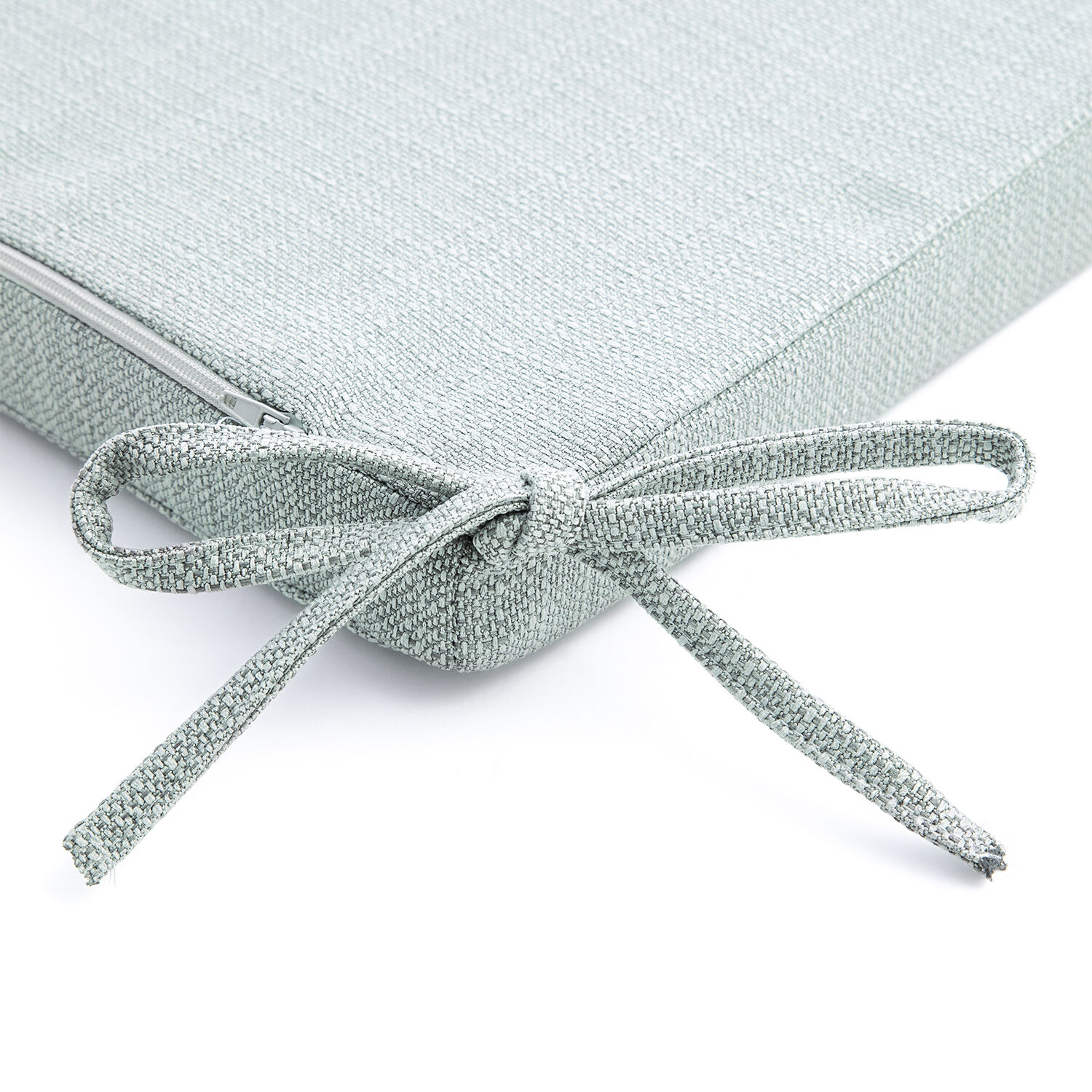 Woven Kitchen Seat Pad Duck Egg