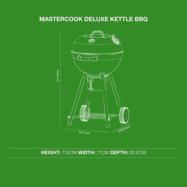 Mastercook Deluxe Kettle BBQ