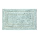 COTTON BORDER ETHER BLUE 50x80 Bath Mat