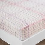 BRUSHED COTTON LEAH Single Fitted Sheet 