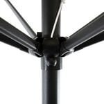 2.7M CRANK Sun Parasol - Black