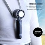 SWAN Rechargeable handheld Fan Black
