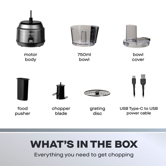 Daewoo Cordless Pro Food Processor
