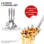 Russell Hobbs 6 Piece Kitchen Utensil Set & Holder