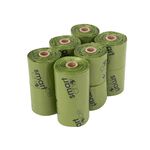 Biodegradable Tie Handle Poop Bags- 90 Pack