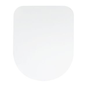 White Wrap Over Soft Close Toilet Seat