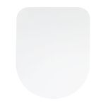 White Wrap Over Soft Close Toilet Seat