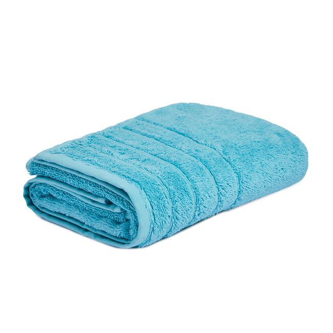  TURKISH COTTON SUPERSOFT 550GSM AQUA Hand Towel