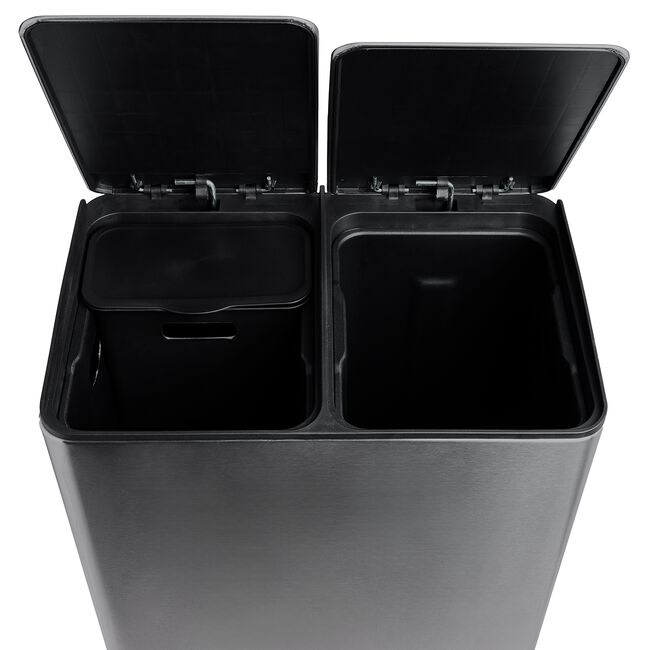 60L RECYCLING BIN Platinum