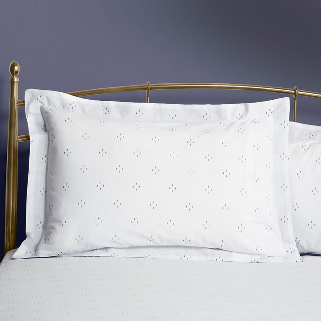 Nicole Day Emerson Navy Oxford Pillowcase Pair